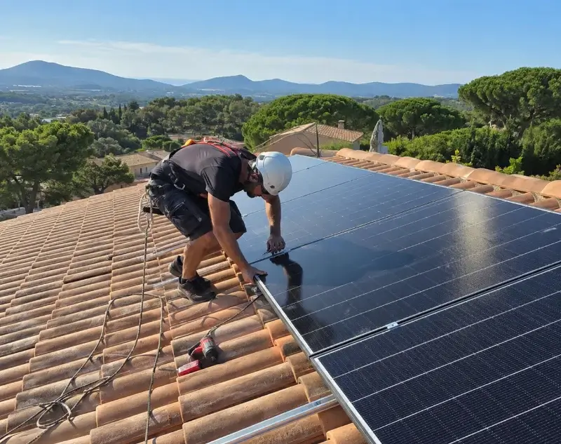 Installateur panneaux solaires Saint-Roman-de-Malegarde — pose photovoltaïque sur toiture